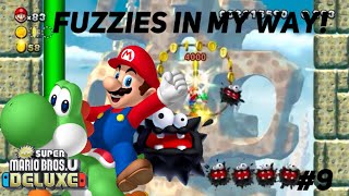 New Super Mario Bros U Deluxe Fuzzies In My Way 9 [upl. by Janus839]