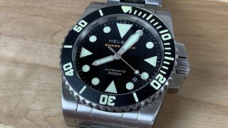 Helson Shark Diver 40mm eta 2824 [upl. by Sirron]