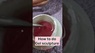 Nailart Tutorial How to do Nail gel sculpture Orane International Hyderabad [upl. by Ainola]