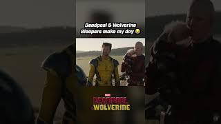 Deadpool amp Wolverine bloopers are unhinged 😂 deadpool3 shortsfeed superheromovies [upl. by Zarla726]