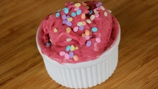 Easy Raspberry Ice Cream Only 3 Ingredients [upl. by Fonda819]