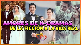 💕PAREJAS DE LA FICCIÓN QUE TERMINARON EN BODA EN LA VIDA REAL 🎥 ➡💍 [upl. by Asyal688]