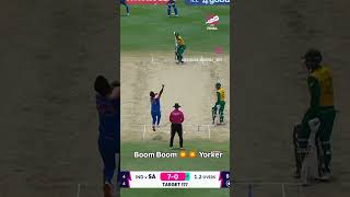 Boom Boom 💥 Bumrah T20 final wc 2024 shorts cricket [upl. by Fiorenza224]