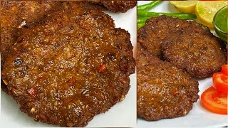 Real Chapli Kabab Recipe ❤️  Peshawari Chapli Kabab Recipe Restaurant Style  Easy Kabab Recipe ❤️ [upl. by Nortna]