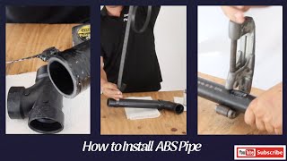 How to Install ABS Pipe [upl. by Joris565]