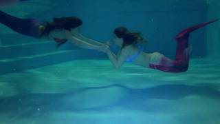 mermaid footage filmed underwater [upl. by Eerhs]