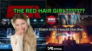 Reacting to KPOP girl groups for THE FIRST TIME Blackpink Aespa Le Sserafim Kep1er GIDLE [upl. by Retswerb]