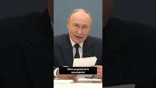 russie  déclaration de Vladimir poutine sur lentraînement nucléaire en Russie shorts [upl. by Knighton532]