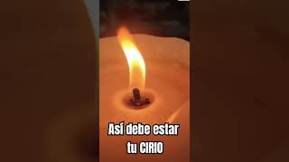 🕯🔥🙌 ¡ASÍ DEBES TENER TU CIRIO PASCUAL [upl. by Anaj]