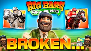 THE NEW BIG BASS DAY AT THE RACES was BROKEN… LUCKY WINS [upl. by Aihseyk269]