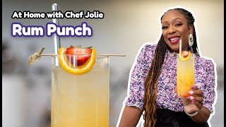 How to Make a Refreshing Sparkling Rum PunchPerfect Summer Cocktail Recipe [upl. by Ainesey]