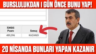 2024 Bursluluk Sınavına Son 1 Gün Kala Bunları Yapmalısın 21 Nisanda İOKBS için ne yapmalısın [upl. by Oirifrop]