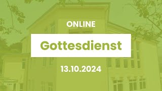 Erntedank Gottesdienst  Dankbar für ihn  Gemeinde Gottes Pforzheim  13102024 [upl. by Nadean]