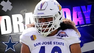 Dallas Cowboys 4th Round Draft Pick Viliami Fehoko DT San Jose State Film Study [upl. by Aser291]