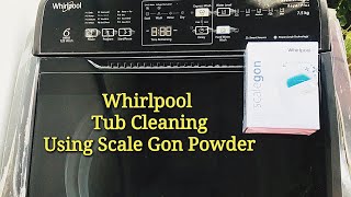 How To Clean Whirlpool Washing Machine Using Scalegon Powder  Step By Step [upl. by Rakso]