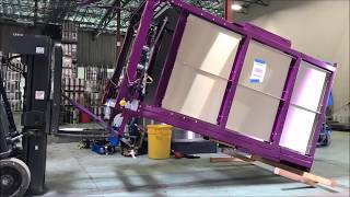 Tipping Up Codi DPL250 Automatic Can Depalletizer [upl. by Ahsienroc]