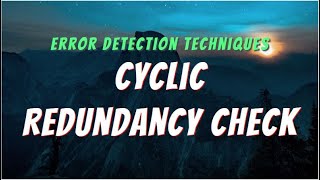 Cyclic Redundancy Check CRC  Error Detection Techniques  Computer Networks  BANGLA Lecture [upl. by Daria]