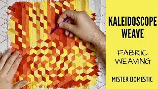 Kaleidoscope Weave  Fabric Weaving with Mx Domestic [upl. by Ahrens]