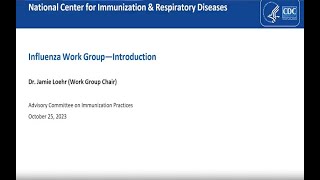 October 2023 ACIP Meeting  Influenza Vaccines amp Vaccine Safety [upl. by Balliol865]