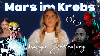 Mars im KREBS Bedeutung ♋️ amp Celebrities mit einem Krebs Mars 🔥 chrisbrown cardib [upl. by Clerk]