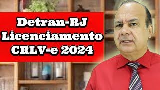 Detran RJ Licenciamento CRLV e 2024 [upl. by Maia755]