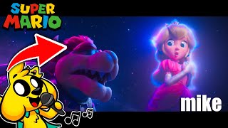 ✔️​ MIKECRACK CANTA quotPEACHESquot 🎶 MARIO BROS LA PELICULA  BOWSER 🎤 COVER [upl. by Einimod]