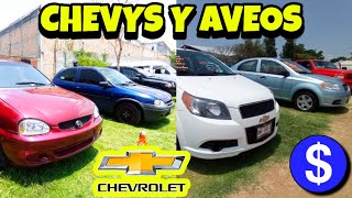 Autos CHEVROLET en venta en México 🇲🇽 en el tianguis CHEVY Y AVEO EN VENTA ✅ [upl. by Roselani]