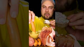 How To Eat Sausage Like A Pro 🎖️🌭 german germanfood [upl. by Dearr]