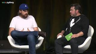 Fireside chat with Mike CannonBrookes of Atlassian  Startup Battlefield Australia [upl. by Nelon]