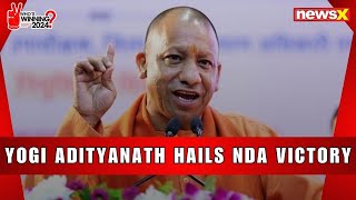 Maharashtra Election Results UP CM Yogi Adityanath Hails NDAs Victory Applauds PM Modi Leadership [upl. by Mckenna]