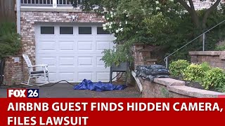 AirBNB guest finds hidden camera files lawsuit [upl. by Herminia]