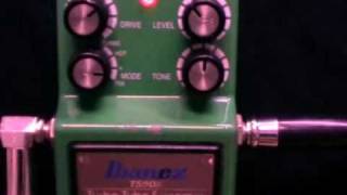 IBANEZ TS9DX TS9 MODE SOUND [upl. by Bullough]