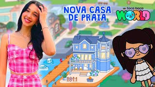 MINHA NOVA CASA DE PRAIA NO TOCA LIFE WORLD  Família Luluca [upl. by Heidy]