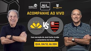 CRICIÚMA 0 x 3 FLAMENGO  Campeonato Brasileiro  37ª Rodada  04122024  AO VIVO [upl. by Gargan705]