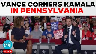 JD Vance LIVE  Trump VP Pick Vance Takes On Kamala At Pennsylvania Townhall  US Elections [upl. by Enamrej]