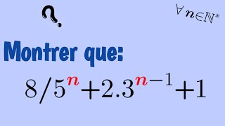 OLYMPIADE MATHS 🤔raisonnement par récurrence [upl. by Aarika]