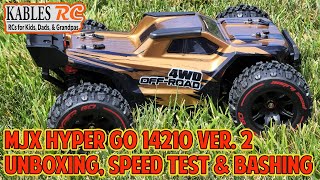 MJX Hyper Go 14210 Ver 2  Unbox amp Test Bash  Fun Fast and Powerful Brushless 114th Scale Truck [upl. by Keon]