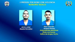 Trabajo policial deja la captura de 9 supuestos delincuentes en Boaco [upl. by Emiline240]