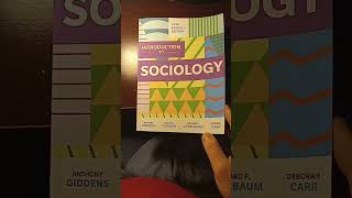 Introduction to Sociology Book Review  Mini Vlog 😊👍 [upl. by Ingham838]