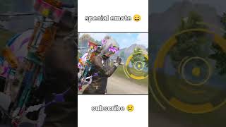 Bgmi special emote 😄 ytshorts bgmi pubgmobile [upl. by Robbi]