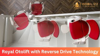 Royal Otolift ModulAir Smart Reverse Drive Curved Stairlift for Home [upl. by Faythe341]