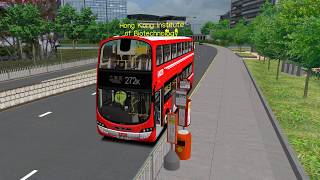 OMSI 2  Volvo B9TL Red AVBWU KMB 272K 大學站 ↺ 香港科學園 [upl. by Yren]