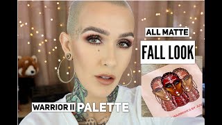 Full Face Fall Tutorial Ft Juvias Place Warrior II Palette [upl. by Wernher204]