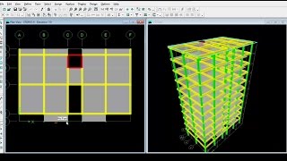 ETABS 9 6 CLASS 6  10 STORY BUILDING MODELING AND DEAD LOAD AND LIVE LOAD APPLY 1 BANGLA [upl. by Ahtelahs]