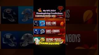 My NFL 2024 Thanksgiving Predictions  HAPPY THANKSGIVING 🦃 🍁 nfl nflweek13 football edit [upl. by Candie595]