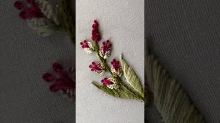 Gorgeous flower embroidery designshortvideo embroidery embroideryshorts [upl. by Costanzia782]