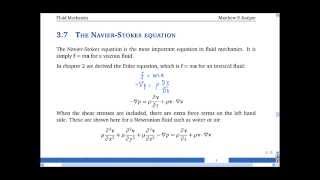 37 The NavierStokes equation [upl. by Yrrag795]