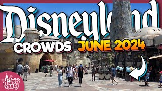 How CROWDED is Disneyland in June 2024  Wait Times amp More [upl. by Entirb]