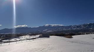 Snowy Weather Colorado Springs Colorado [upl. by Skill482]