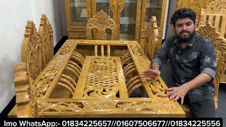 স্মার্ট ডিজাইনের ডাইনিং টেবিল। Dining table price in Bangladesh New design [upl. by Ylrahc]